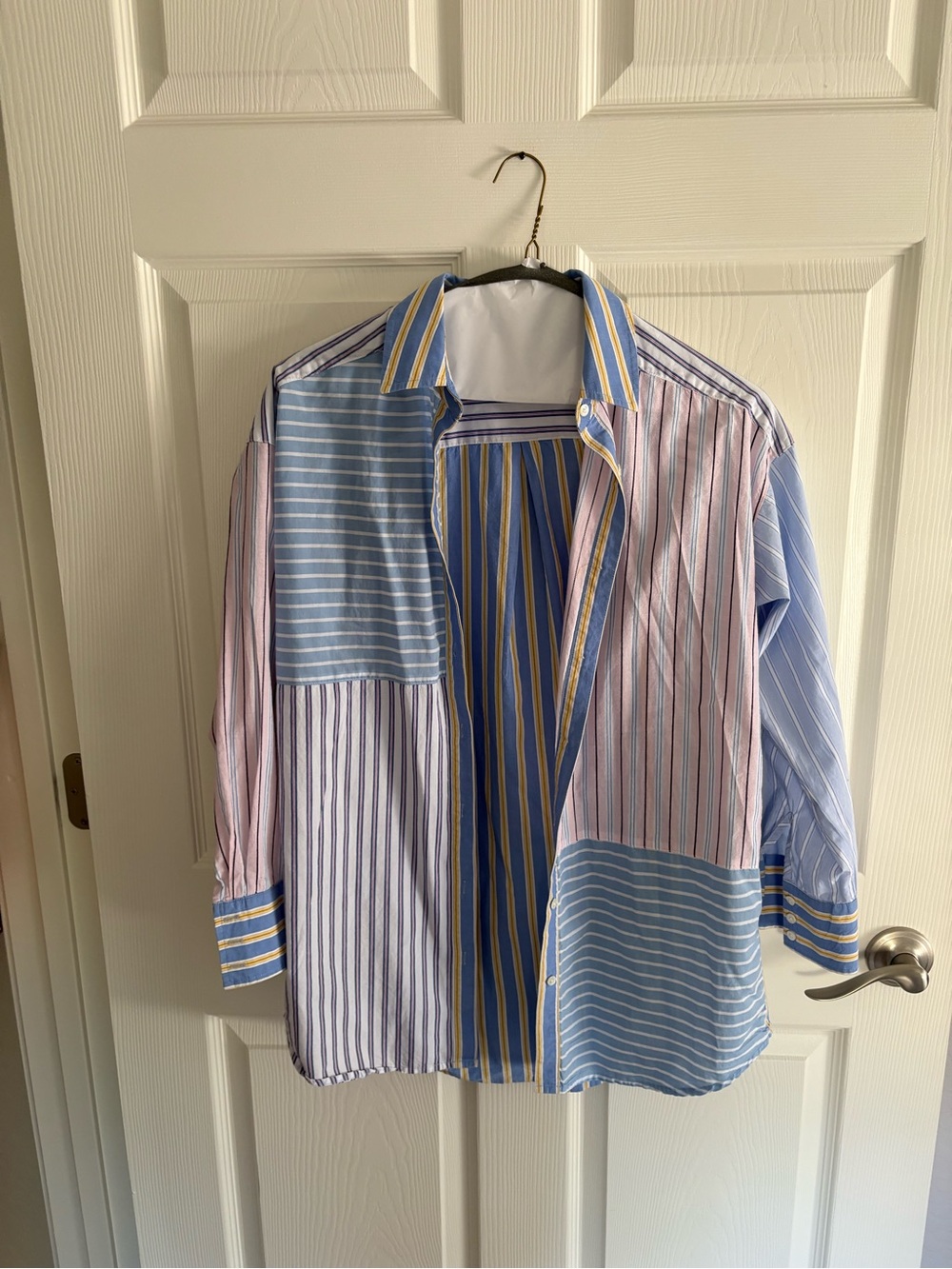 j mclaughin top button shirt medium